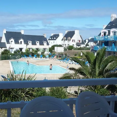A L Ocean - Grand T4 Vue Grand Balcon Confort - Wifi Et Parking Gratuits - Piscine A Environ 25 M - Centre Ville, Tous Commerces, Marche, Et Port A 10 Minutes A Pied En Longeant La Guilvinec